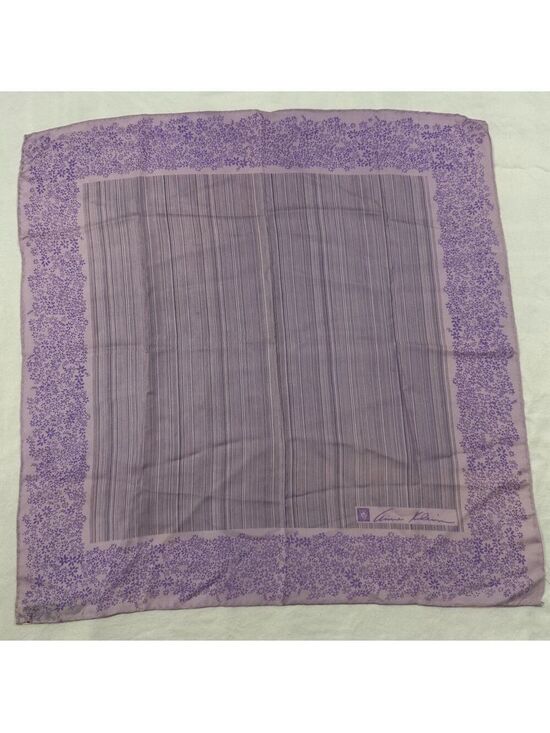 Anne Klein Accessories - Anne Klein x Saks Fifth Avenue Purple Floral Border Scarf